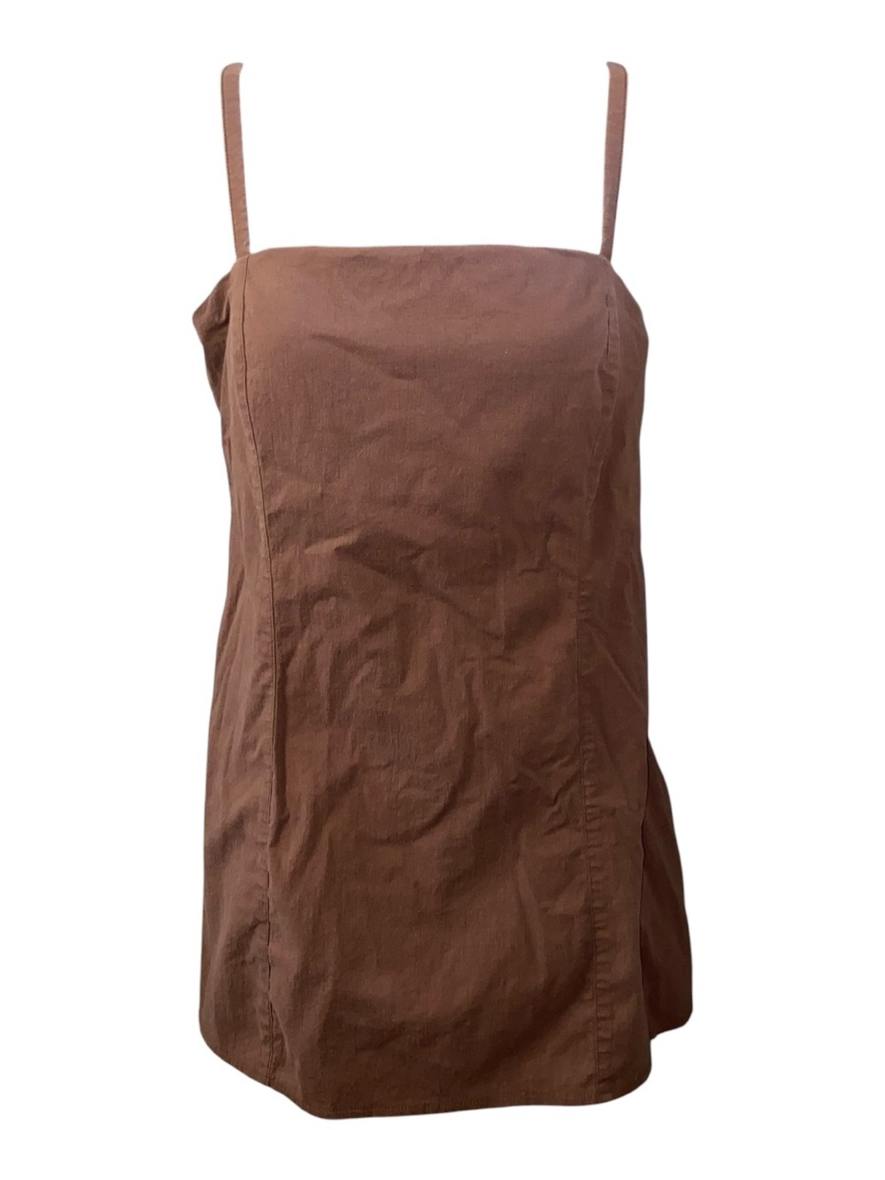 Abercrombie & Fitch Women's Bra-Free Bobycon Size SP Mini Dress Brown Sleeveless